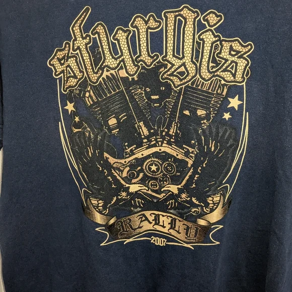 Sturgis 2007 motorcycle rally shirt - Picture 3 of 5